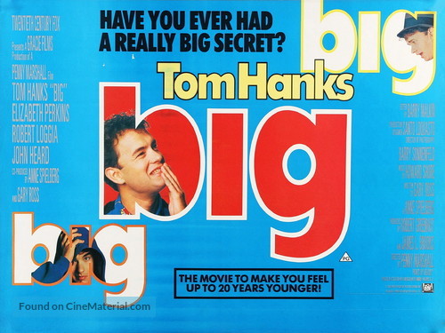 Big - British Movie Poster