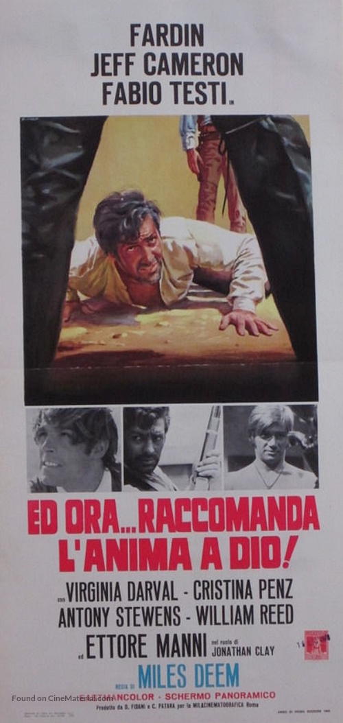 Ed ora... raccomanda l&#039;anima a Dio! - Italian Movie Poster