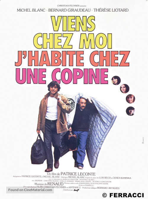 Viens chez moi, j&#039;habite chez une copine - French Movie Poster
