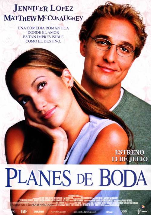 The Wedding Planner - Spanish Movie Poster