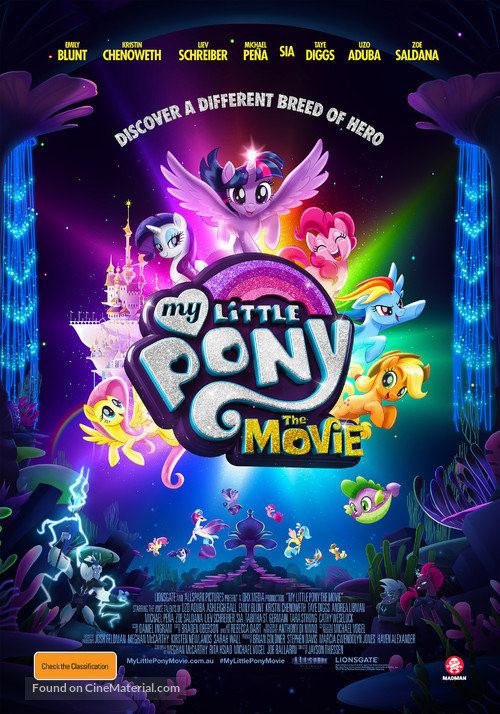 My Little Pony : The Movie - Australian Movie Poster