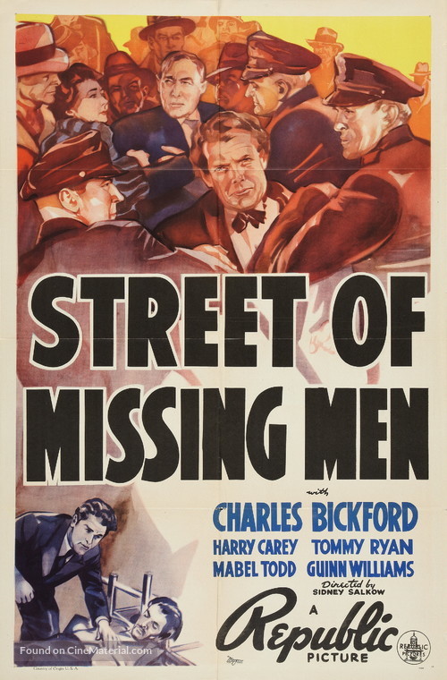 Street of Missing Men - Movie Poster