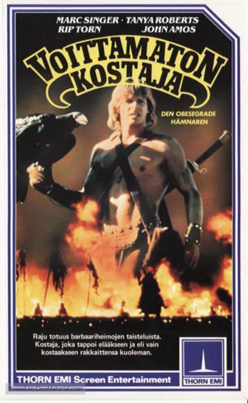 The Beastmaster - Finnish VHS movie cover