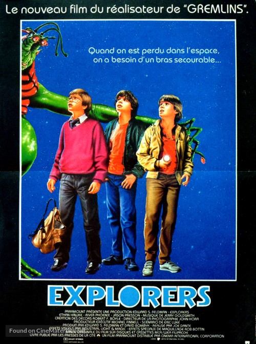 Explorers - French Movie Poster