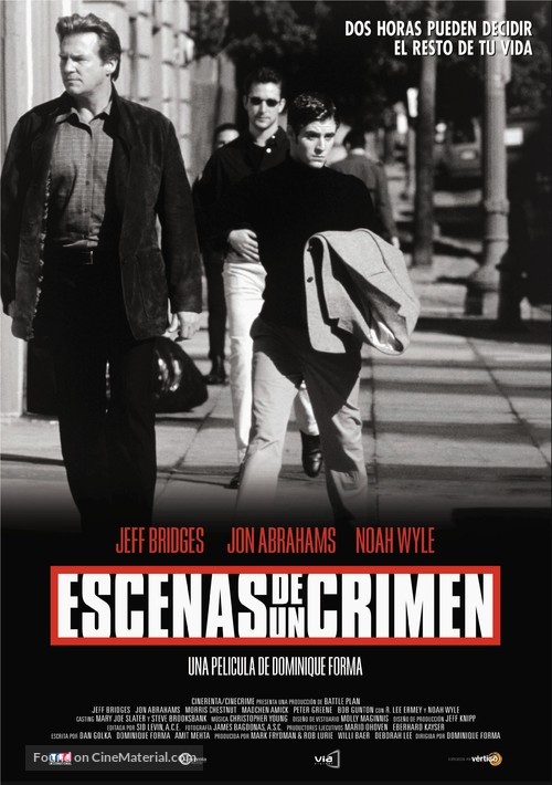 Scenes of the Crime - Spanish Movie Poster