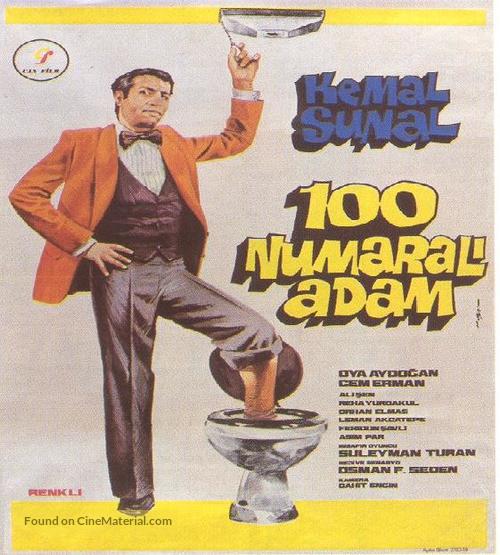 Y&uuml;z numarali adam - Turkish Movie Poster