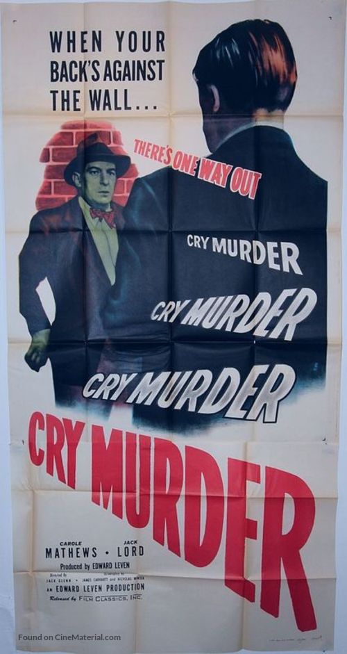 Cry Murder - Movie Poster