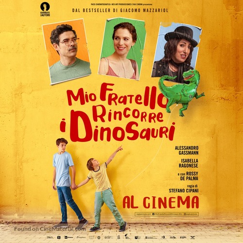 Mio fratello rincorre i dinosauri - Italian Movie Poster