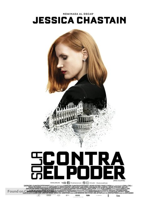 Miss Sloane - Mexican Movie Poster
