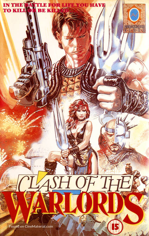 Mad Warrior - British VHS movie cover