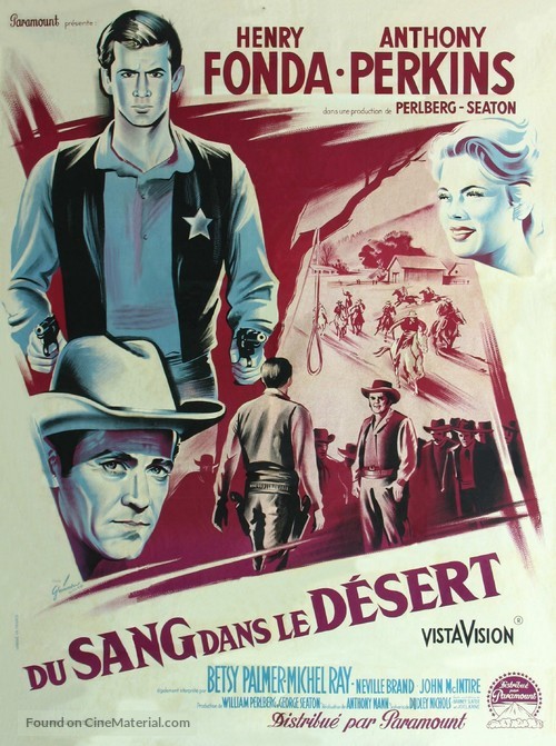 The Tin Star - French Movie Poster