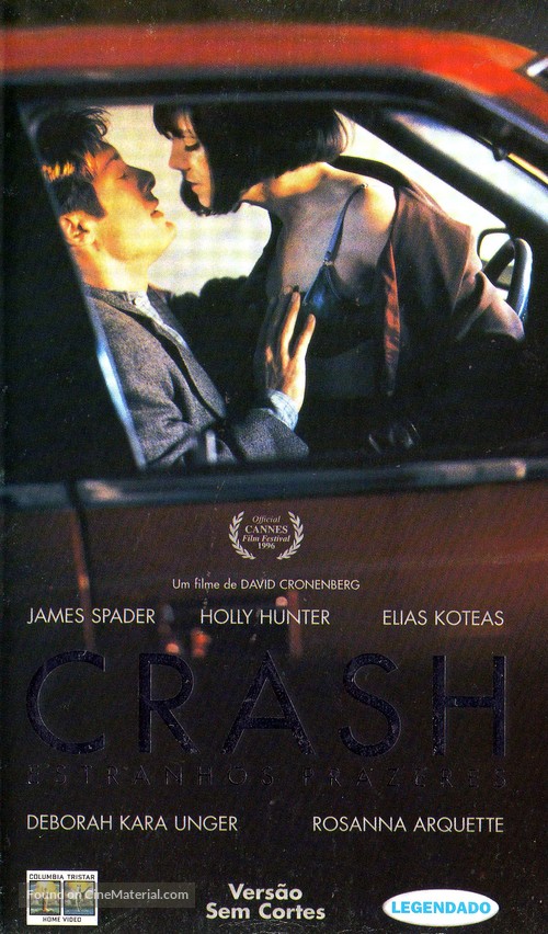 Crash - Brazilian VHS movie cover