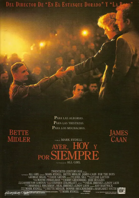 For the Boys - Spanish Movie Poster