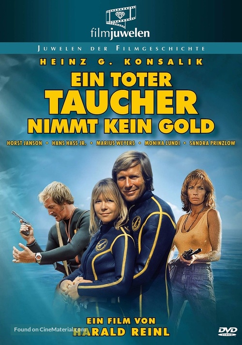 Ein toter Taucher nimmt kein Gold - German DVD movie cover