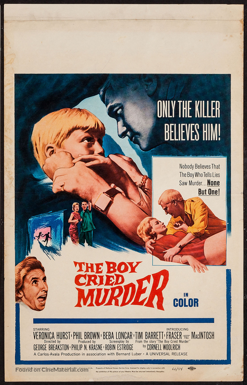 The Boy Cried Murder - Movie Poster