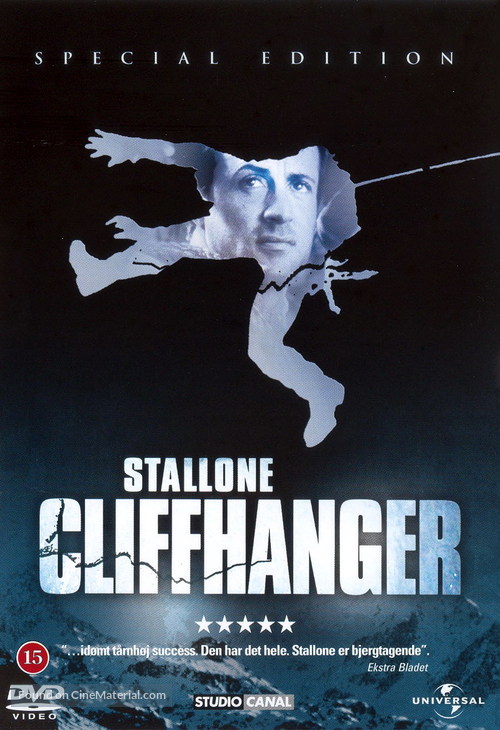 Cliffhanger - Danish DVD movie cover