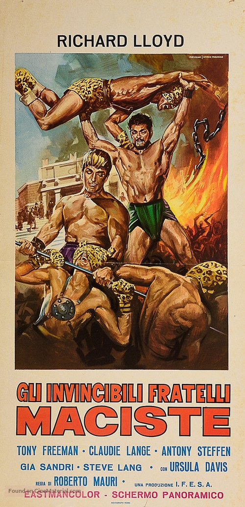 Gli invincibili fratelli Maciste - Italian Movie Poster