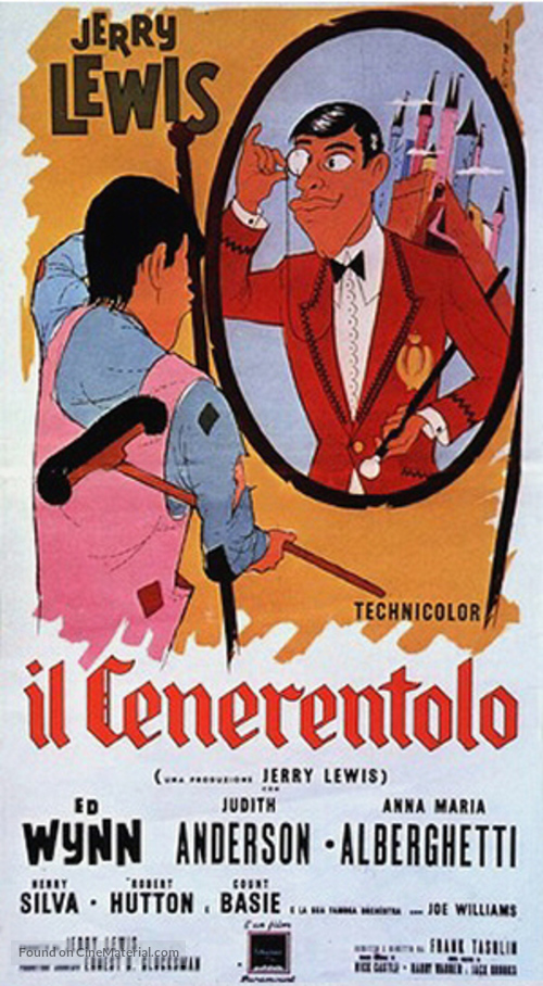 Cinderfella - Italian Theatrical movie poster