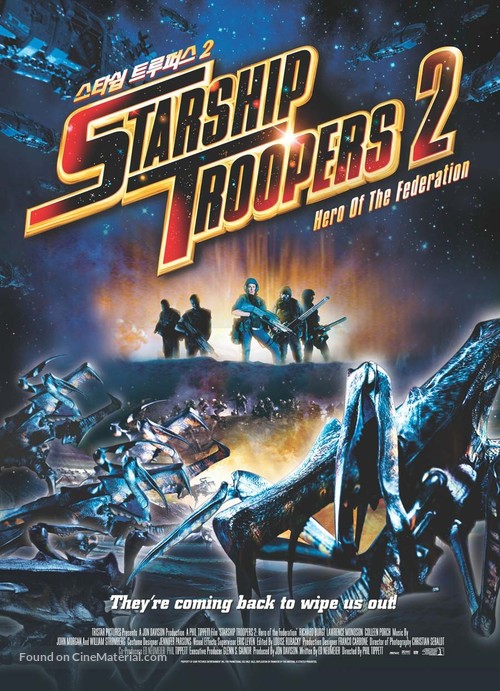 Starship Troopers 2 - South Korean DVD movie cover