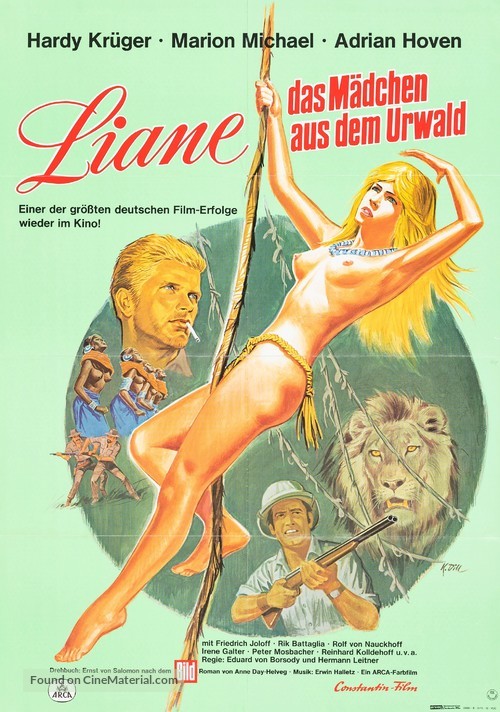 Liane, das M&auml;dchen aus dem Urwald - German Re-release movie poster