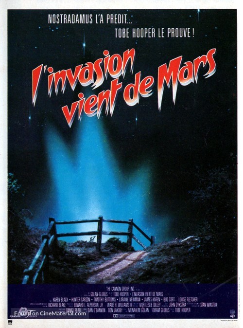 Invaders from Mars - French Movie Poster
