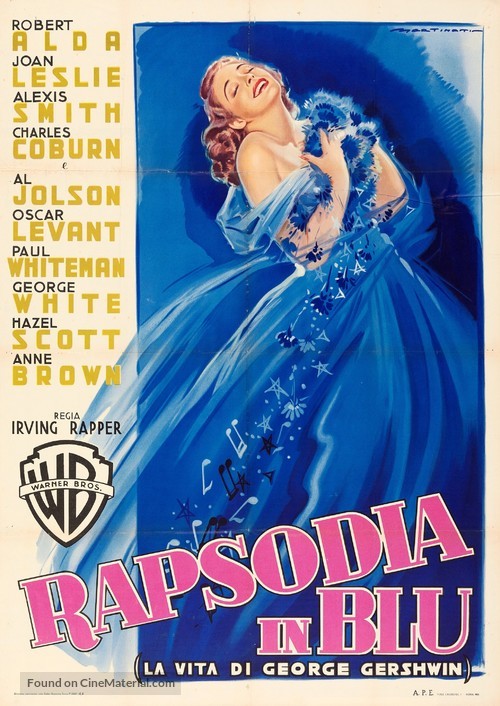 Rhapsody in Blue - Italian Movie Poster