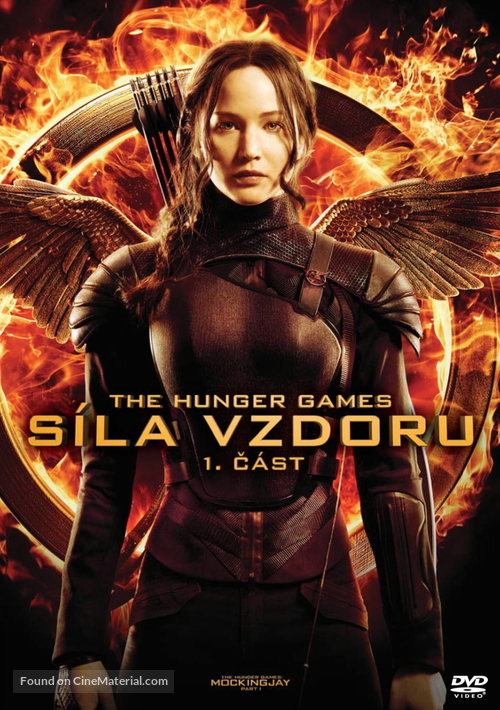 The Hunger Games: Mockingjay - Part 1 - Czech DVD movie cover