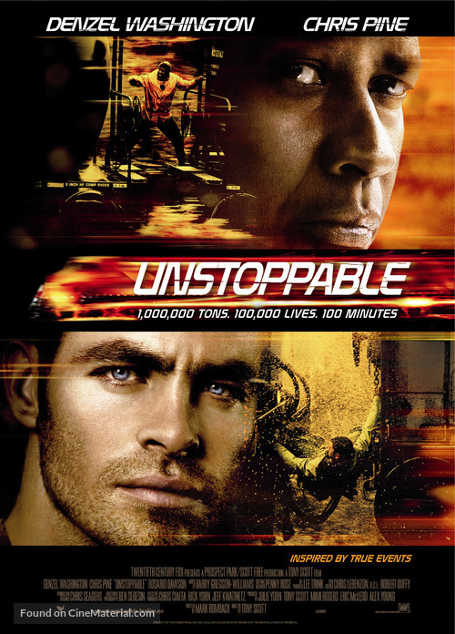 Unstoppable - Norwegian Movie Poster