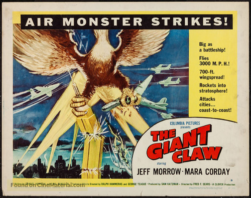 The Giant Claw - Movie Poster