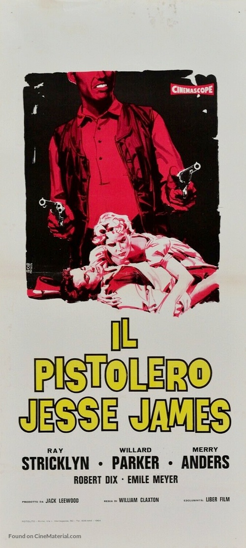 Young Jesse James - Italian Movie Poster