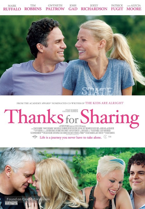 Thanks for Sharing - Canadian Movie Poster