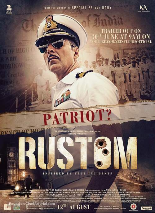 Rustom - Indian Movie Poster