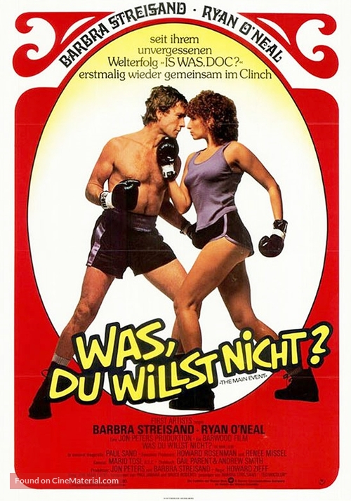 The Main Event - German Movie Poster