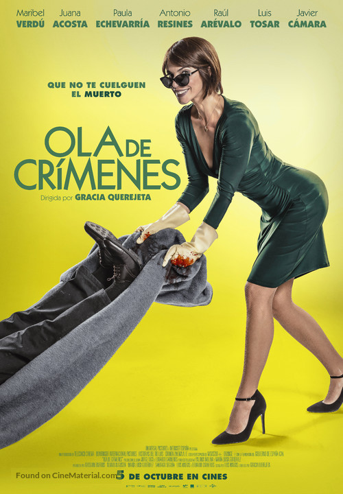 Ola de cr&iacute;menes - Spanish Movie Poster