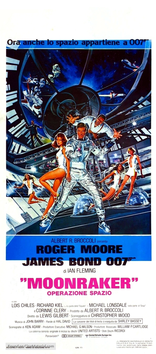 Moonraker - Italian Movie Poster