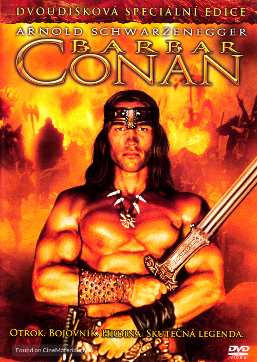 Conan The Barbarian - Czech Movie Cover