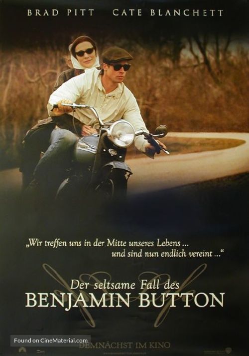 The Curious Case of Benjamin Button - German Movie Poster