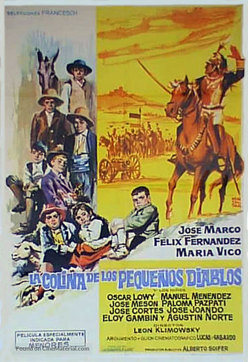 La colina de los peque&ntilde;os diablos - Spanish Movie Poster