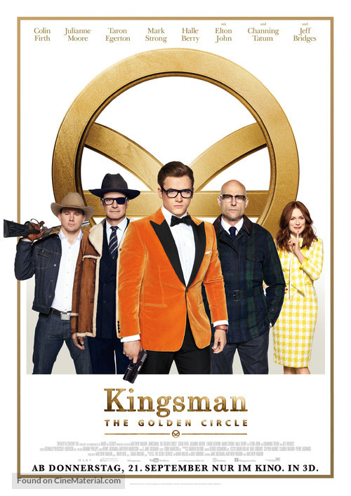 Kingsman: The Golden Circle - German Movie Poster