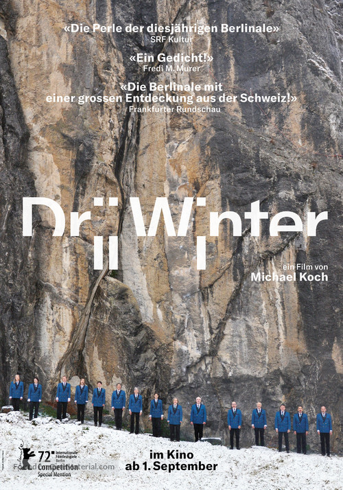 Drii Winter - Swiss Movie Poster