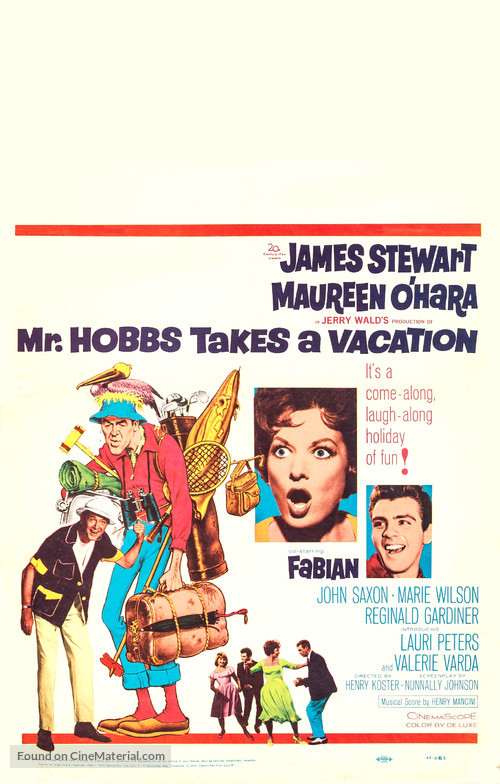 Mr. Hobbs Takes a Vacation - Movie Poster
