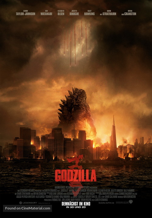 Godzilla - German Movie Poster