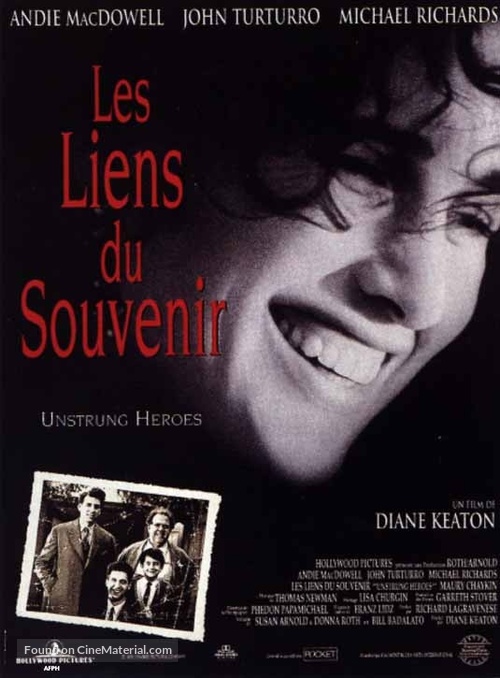 Unstrung Heroes - French Theatrical movie poster