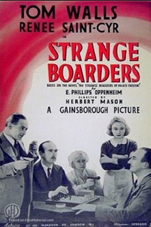 Strange Boarders - British Movie Poster