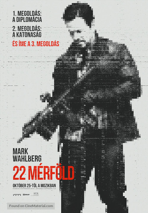 Mile 22 - Hungarian Movie Poster