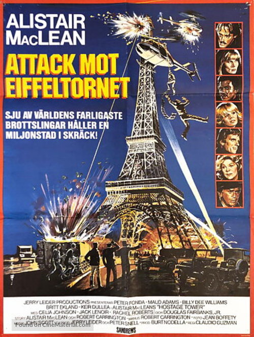 The Hostage Tower - Swedish Movie Poster