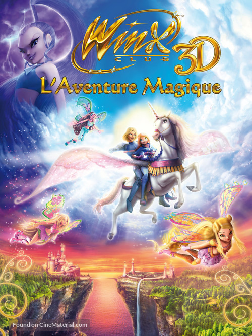 Winx Club 3D: Magic Adventure - French Movie Poster