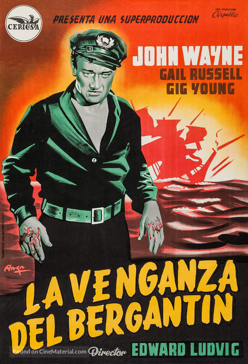 Wake of the Red Witch - Spanish Movie Poster