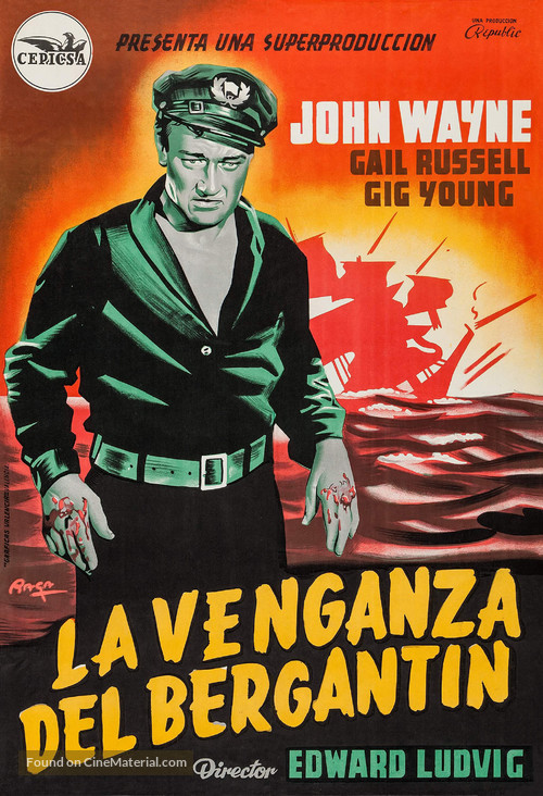 Wake of the Red Witch - Spanish Movie Poster