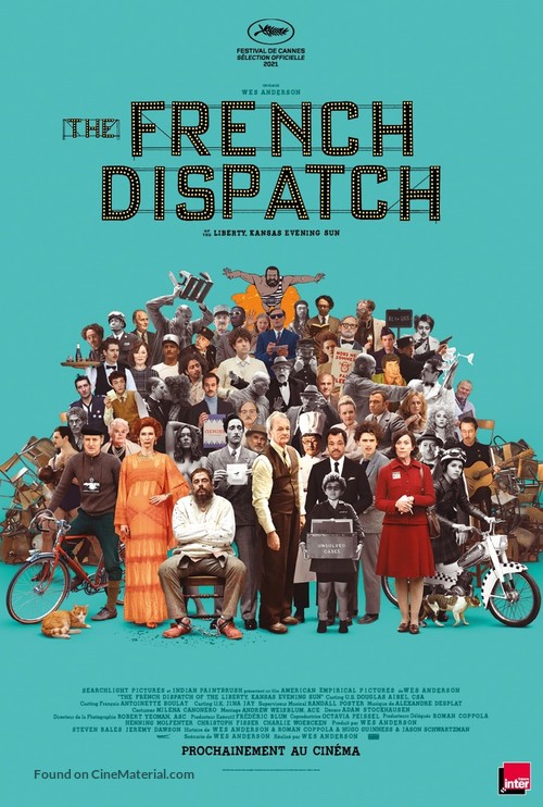 The French Dispatch - French Movie Poster